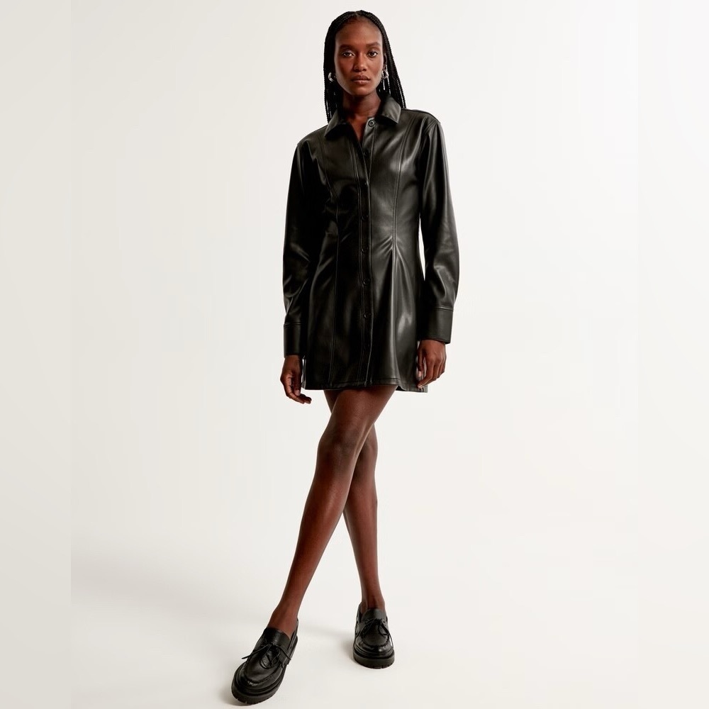 7 for all Mankind Leather Dress